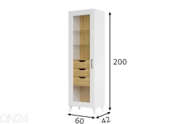 Vitriinikaappi Barris 200 cm