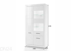 Vitriinikaappi Bianco