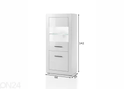 Vitriinikaappi Bianco