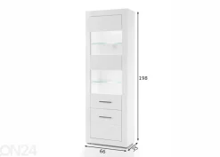Vitriinikaappi Bianco