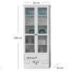 Vitriinikaappi Brandson 81 cm
