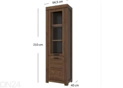 Vitriinikaappi Brass 64,5 cm
