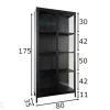 Vitriinikaappi Bunbury 80 cm