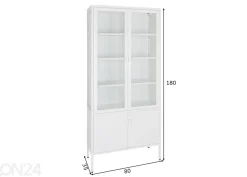 Vitriinikaappi Bunbury 80 cm