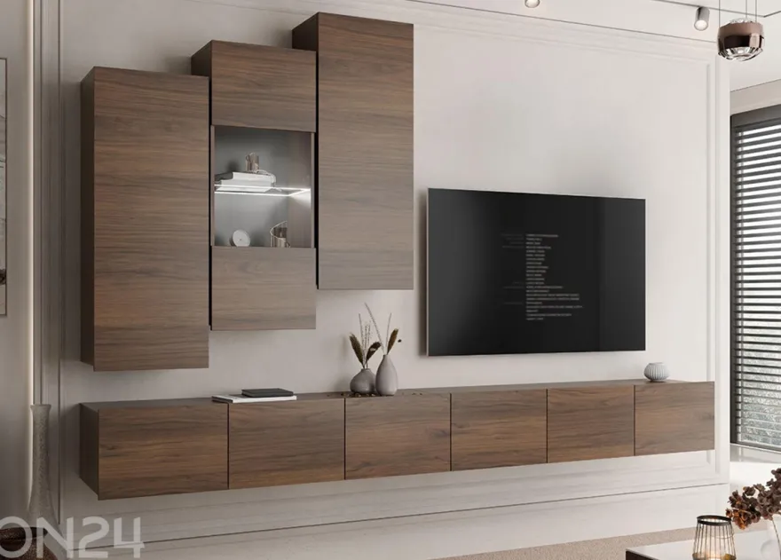 Vitriinikaappi Calabrini XVII + LED
