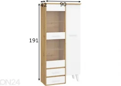 Vitriinikaappi Clon 90 cm