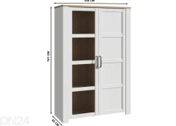 Vitriinikaappi 106 cm
