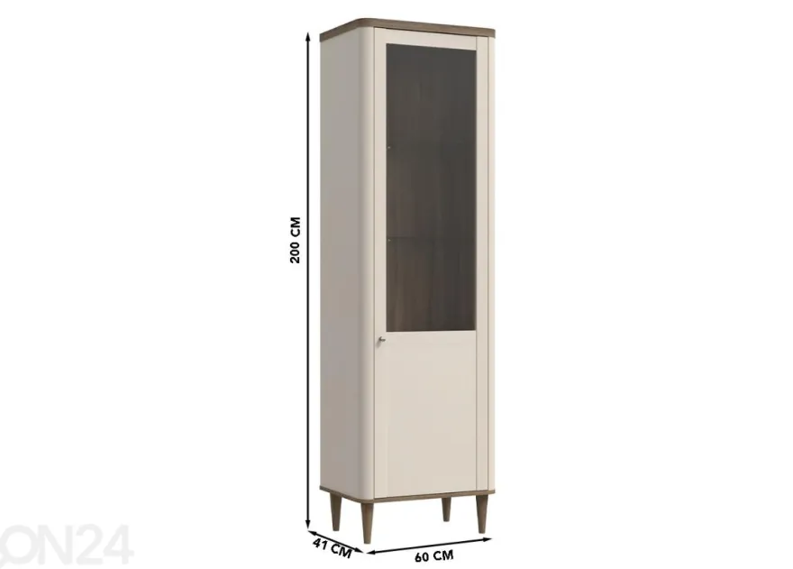 Vitriinikaappi 60 cm