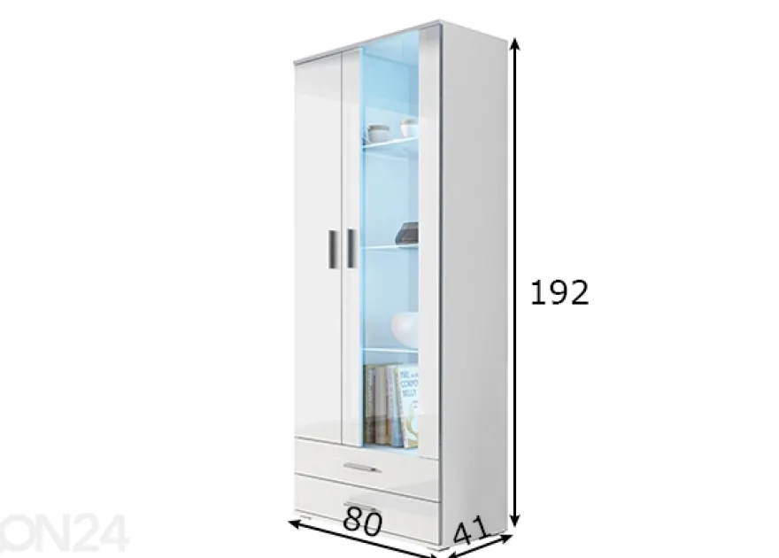 Vitriinikaappi 80 cm
