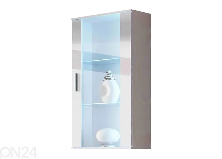 Vitriinikaappi 60 cm + LED valaistus