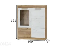 Vitriinikaappi Cobhy 100 cm