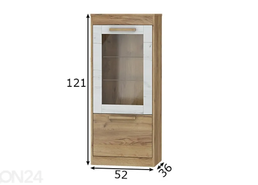 Vitriinikaappi Cobhy 52 cm
