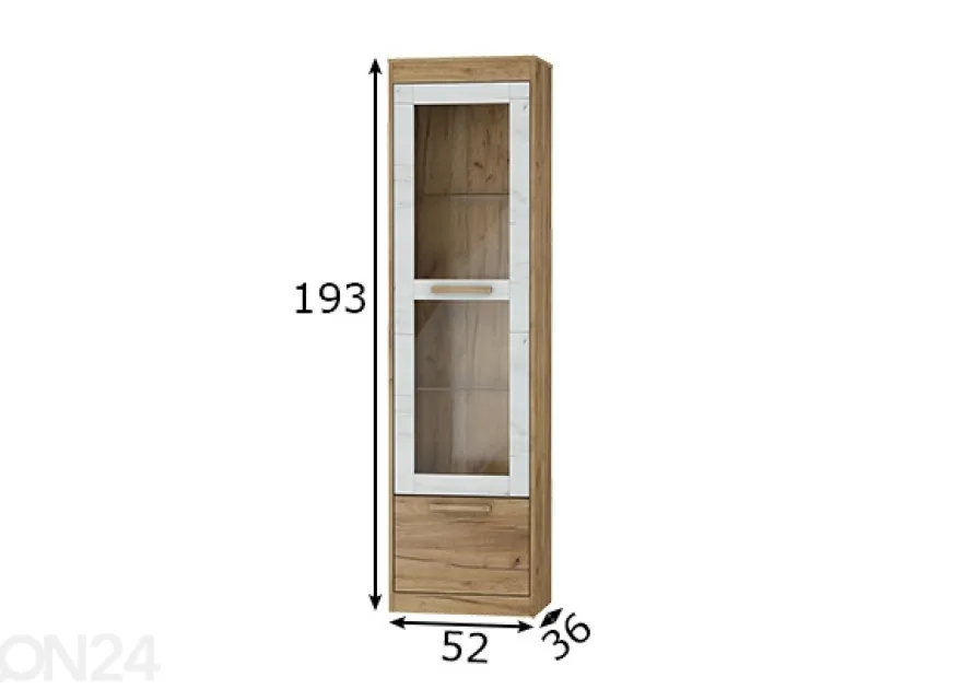 Vitriinikaappi Cobhy 52 cm