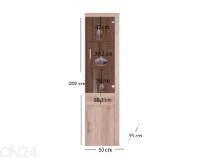 Vitriinikaappi Damis 50 cm