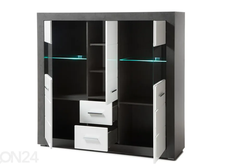 Vitriinikaappi Etero 149 cm