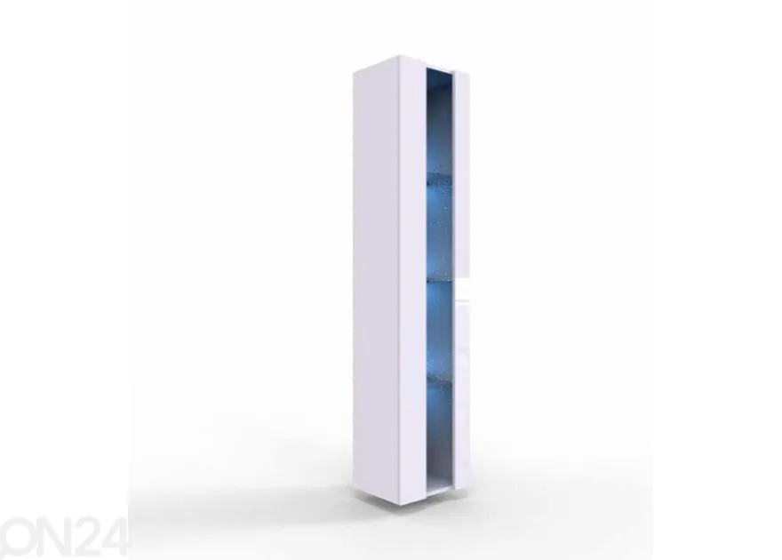 Vitriinikaappi Figo 180 cm + LED valaistus