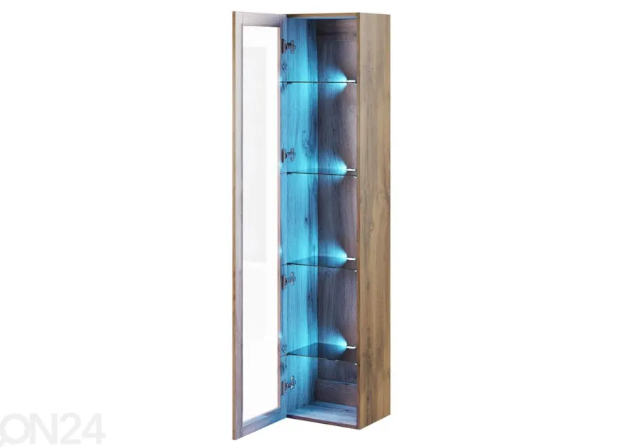 Vitriinikaappi Figo 40 cm + LED valaistus