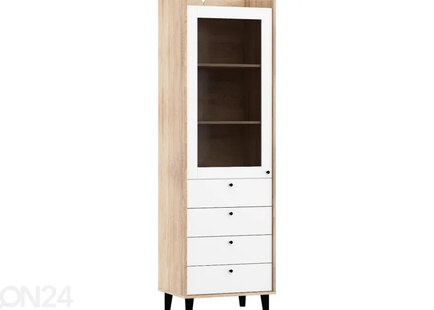 Vitriinikaappi Glandore 60 cm