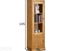 Vitriinikaappi Indra 46 cm