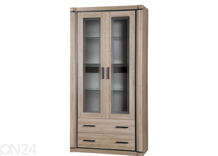 Vitriinikaappi Laila 97 cm + LED