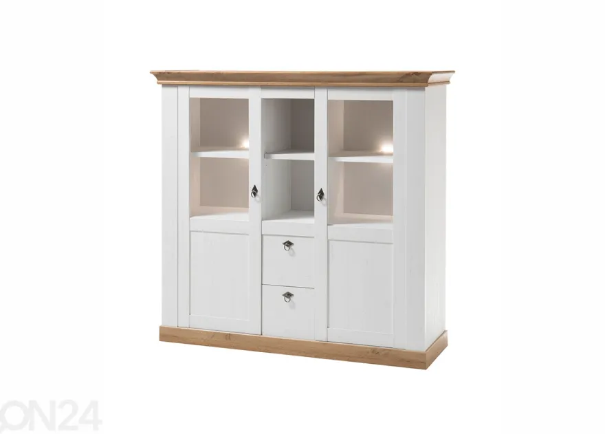 Vitriinikaappi Landhaus 148 cm