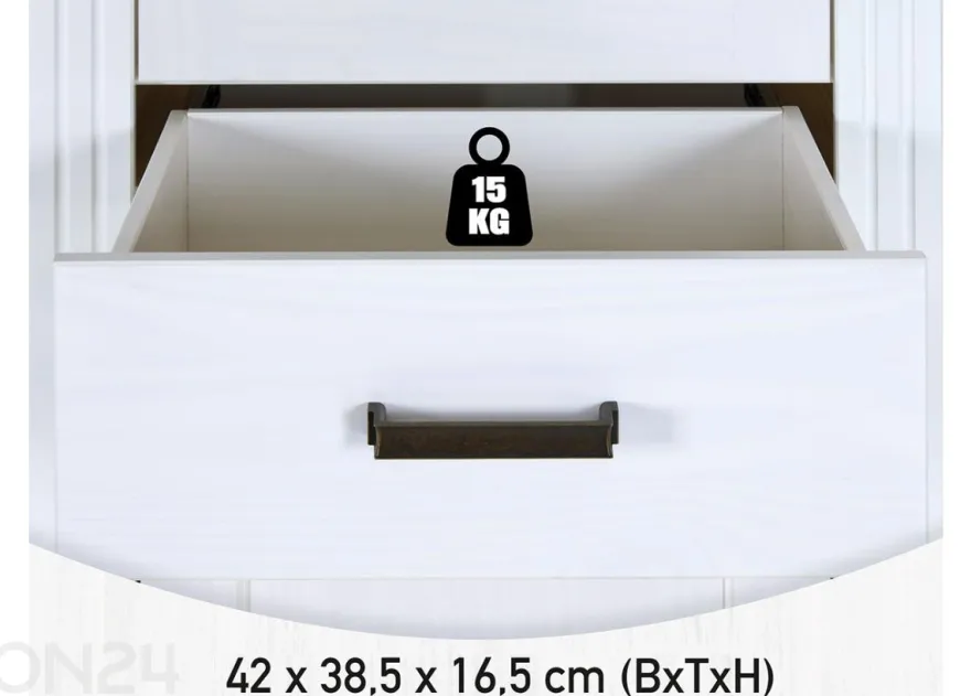 Vitriinikaappi Maluno 68x193 cm
