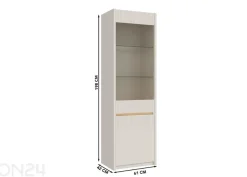 Vitriinikaappi Oak Squere