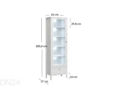 Vitriinikaappi Ole 65 cm