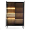 Vitriinikaappi Senato 104 cm + LED