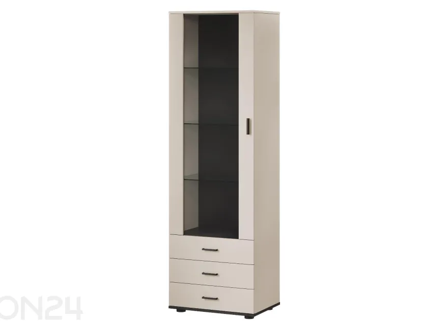 Vitriinikaappi Soho 60 cm + LED