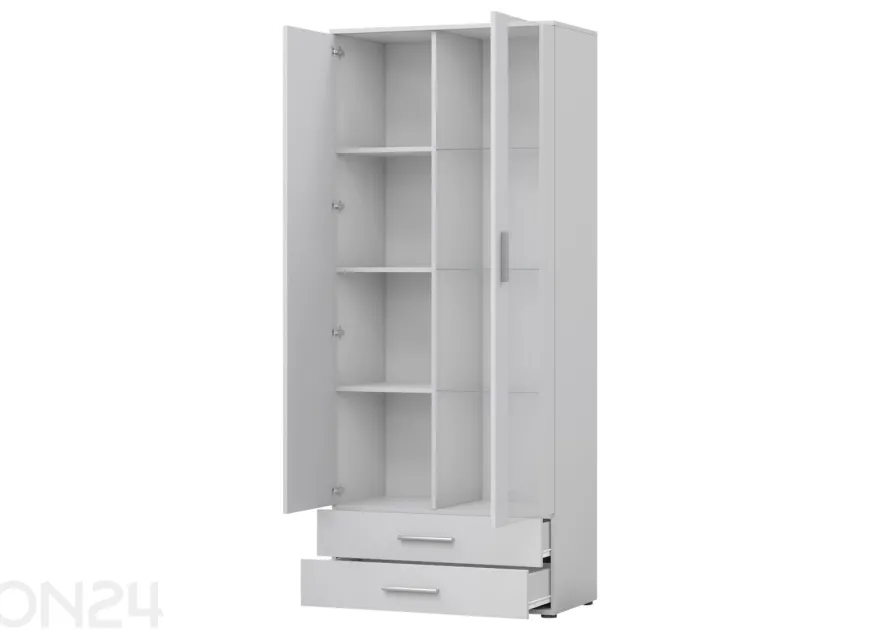 Vitriinikaappi Soho 80 cm + LED