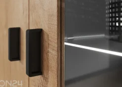Vitriinikaappi Soho 80 cm + LED