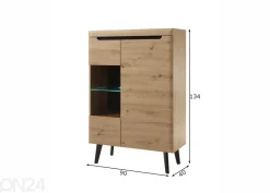Vitriinikaappi Torge 90 cm