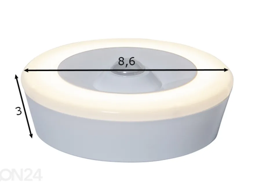 Yölamppu LED-anturilla