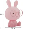 Yölamppu Rabbit LED, vaaleanpunainen